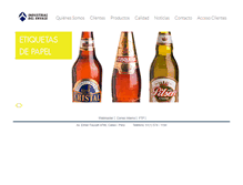 Tablet Screenshot of envase.com.pe